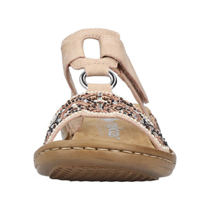 Rieker 608K2-31 Womens Flats Sandals