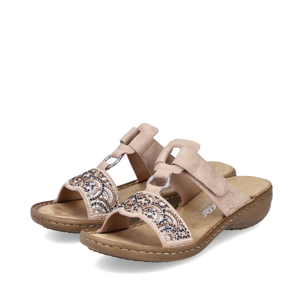 Rieker 608K2-31 Womens Flats Sandals