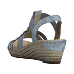 Load image into Gallery viewer, Rieker 62436-12 Wedge Sandals
