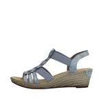 Load image into Gallery viewer, Rieker 62436-12 Wedge Sandals
