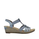 Load image into Gallery viewer, Rieker 62436-12 Wedge Sandals
