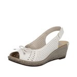 Load image into Gallery viewer, Rieker 624H1-60 Wedge Sandals
