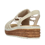 Load image into Gallery viewer, Rieker 62741-60 Wedge Sandals
