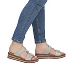 Load image into Gallery viewer, Rieker 62936-60 Wedge Sandals
