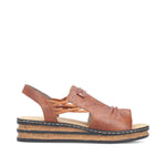 Load image into Gallery viewer, Rieker 62962-22 Wedge Sandals
