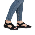 Load image into Gallery viewer, Rieker 64850-00 Woman's Sandals
