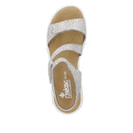 Load image into Gallery viewer, Rieker 659C7-81 White Sandals
