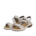 Load image into Gallery viewer, Rieker 659C7-81 White Sandals
