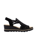 Load image into Gallery viewer, Rieker 67465-00 Women's Dress Sandals
