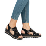 Load image into Gallery viewer, Rieker 67465-00 Women's Dress Sandals
