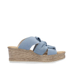 Load image into Gallery viewer, Rieker 68789-10 Aqua Wedge Sandals
