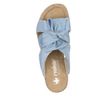 Load image into Gallery viewer, Rieker 68789-10 Aqua Wedge Sandals
