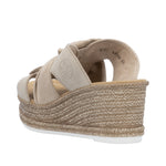 Load image into Gallery viewer, Rieker 68789-62 Beige Wedge Sandals

