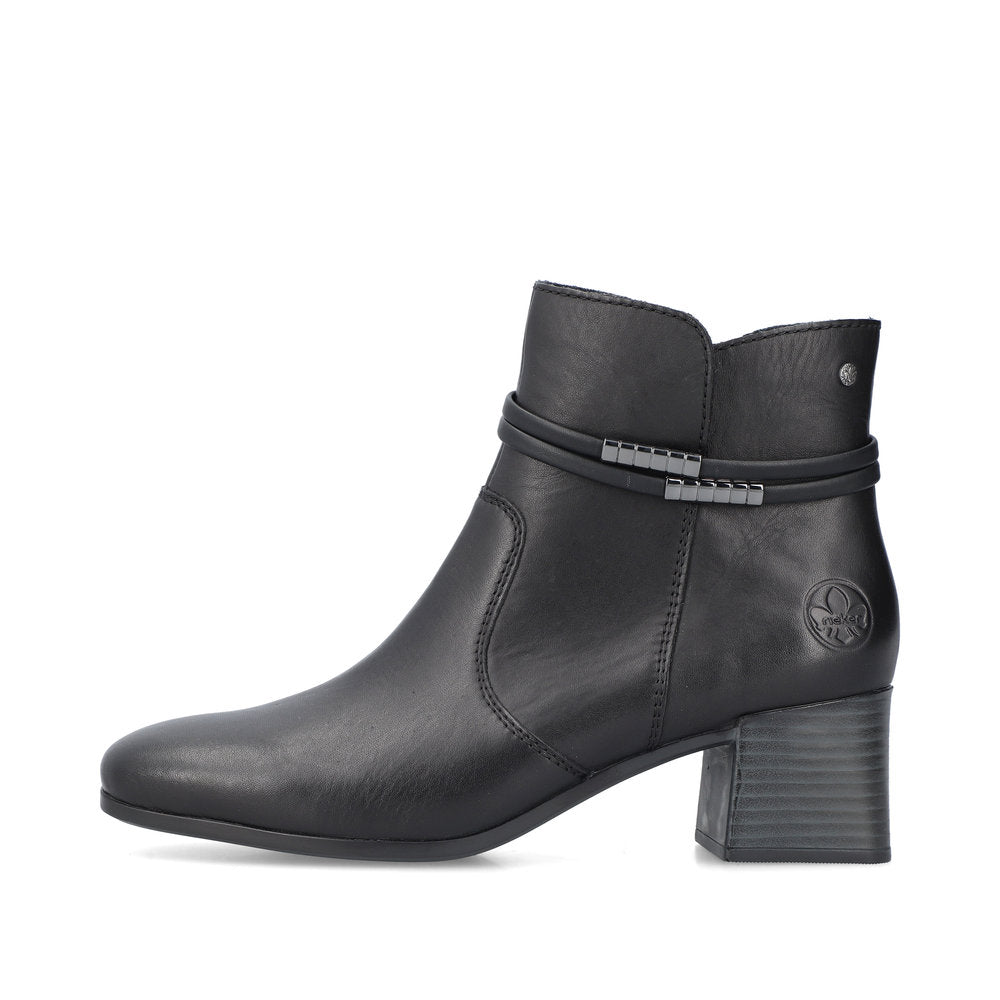 Rieker 70973-00 Black Dress Boots