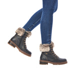 Load image into Gallery viewer, Remonte D0B74-01 Boots Fiber Sole
