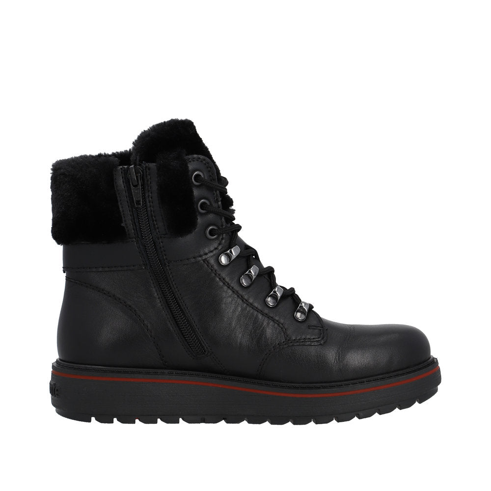 Remonte D0U70-01 Black Boots Flip Grip