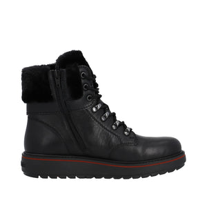 Remonte D0U70-01 Black Boots Flip Grip
