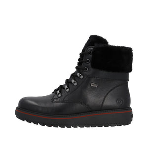 Remonte D0U70-01 Black Boots Flip Grip