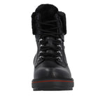 Load image into Gallery viewer, Remonte D0U70-01 Black Boots Flip Grip
