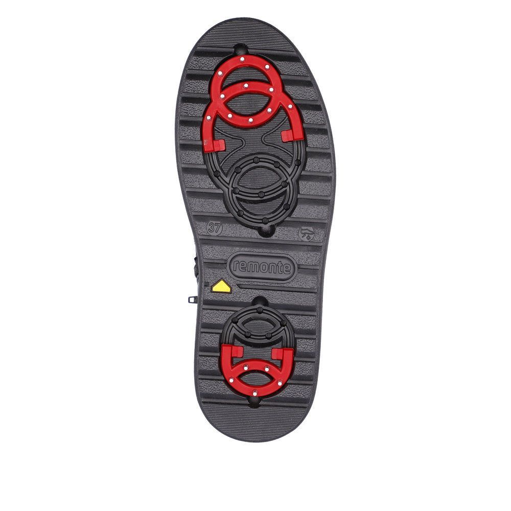 Remonte D0U70-01 Black Boots Flip Grip