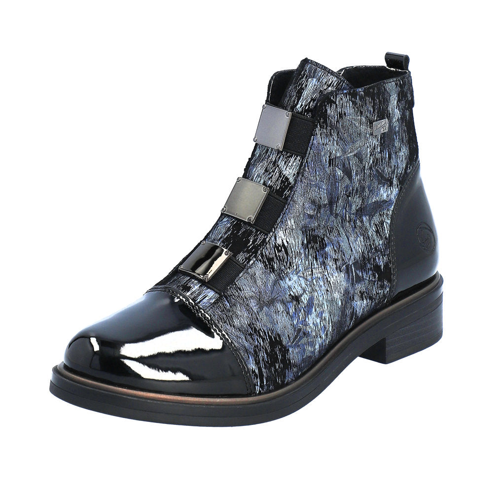 Remonte D8383-14 Black/Blue Boots