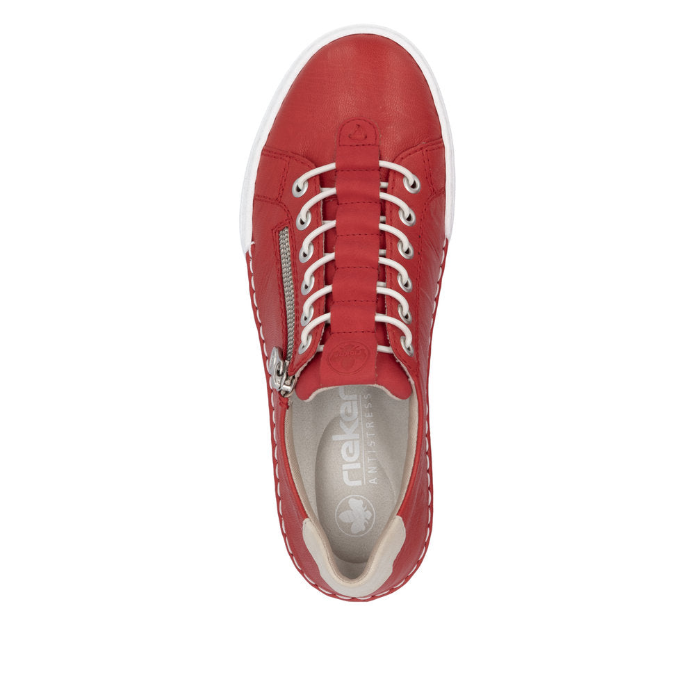 Rieker L7250-34 Ankle Red Sneakers