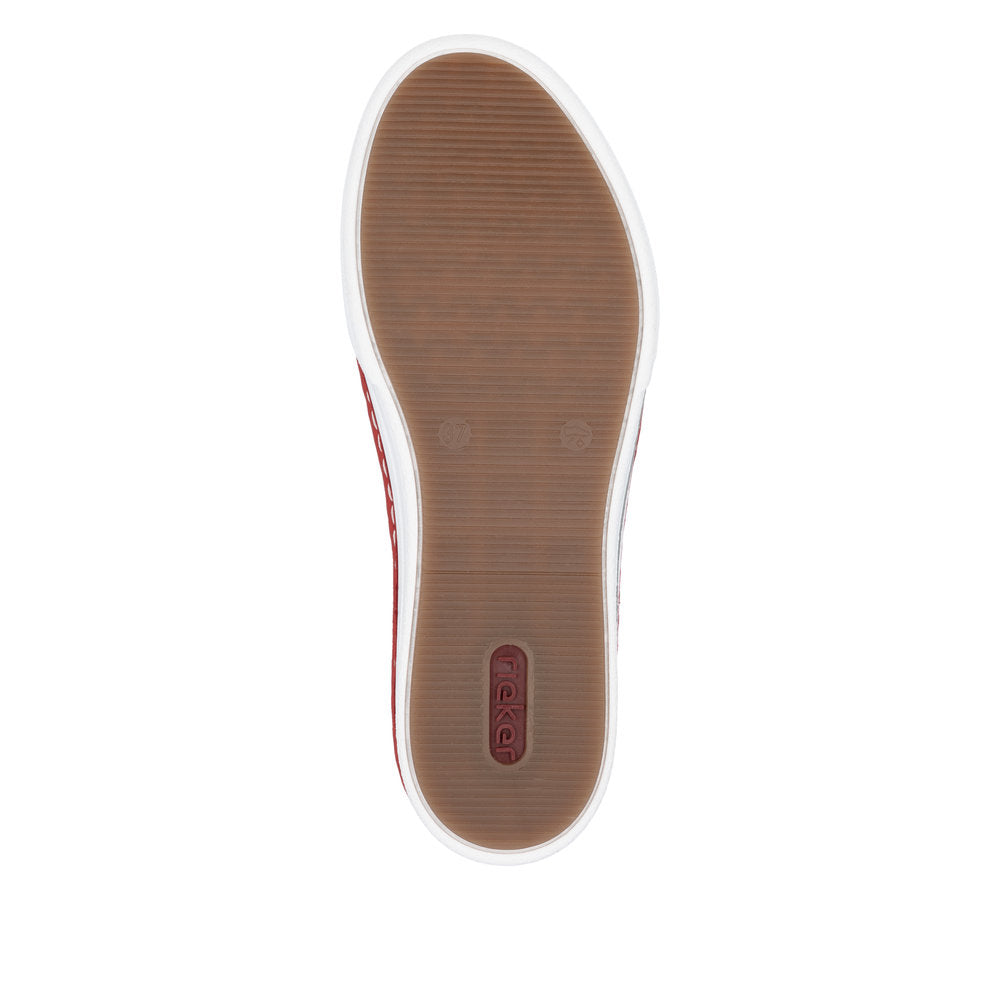 Rieker L7250-34 Ankle Red Sneakers