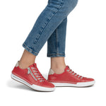 Load image into Gallery viewer, Rieker L7250-34 Ankle Red Sneakers
