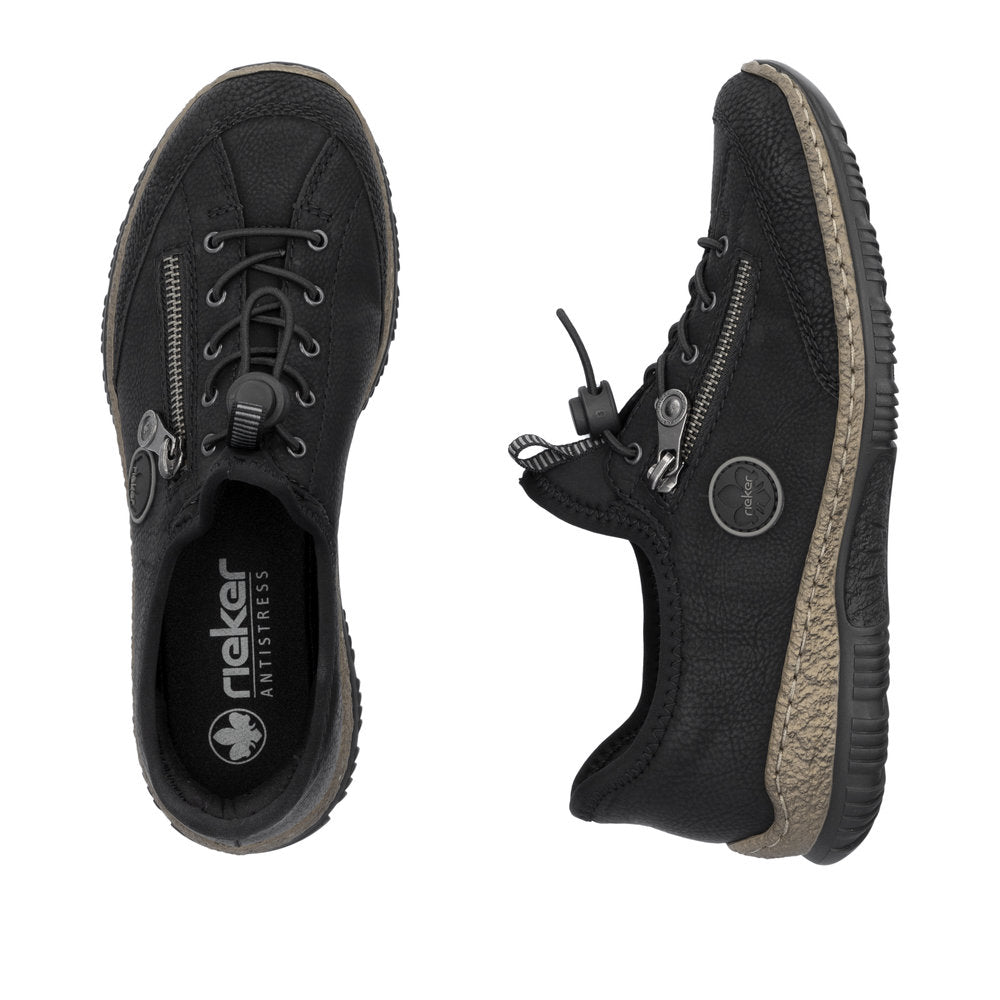 Rieker N3267-01 Sneaker Black