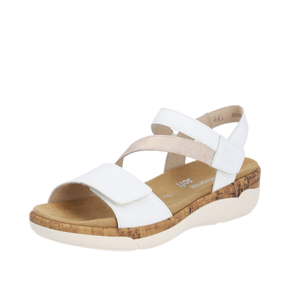 Remonte R6860-80 White/Rosegold Sandal