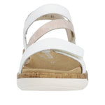 Load image into Gallery viewer, Remonte R6860-80 White/Rosegold Sandal
