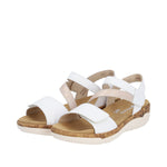 Load image into Gallery viewer, Remonte R6860-80 White/Rosegold Sandal
