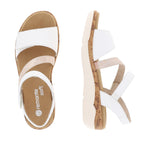 Load image into Gallery viewer, Remonte R6860-80 White/Rosegold Sandal
