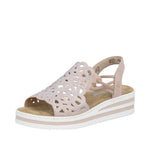 Load image into Gallery viewer, Rieker V0241-31 Wedge Sandals
