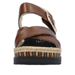 Load image into Gallery viewer, Rieker V7951-24 Wedge Sandals
