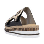 Load image into Gallery viewer, Rieker V7955-00 Wedge Sandals
