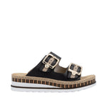 Load image into Gallery viewer, Rieker V7955-00 Wedge Sandals
