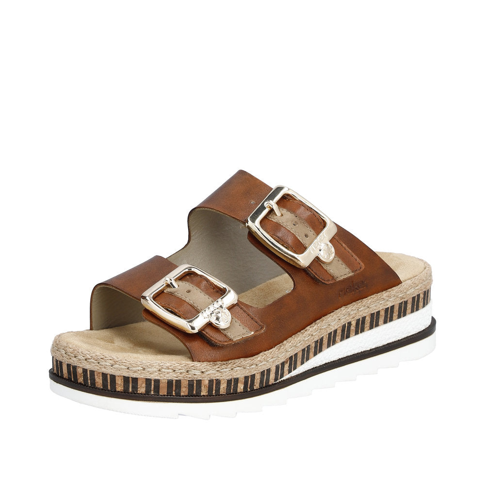 Rieker V7955-24 Wedge Sandals