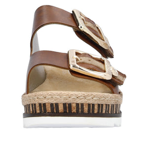 Rieker V7955-24 Wedge Sandals