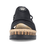 Load image into Gallery viewer, Rieker V7972-00 Wedge Sandals
