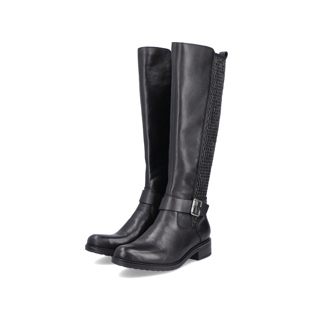 Rieker Z5363-00 Black Dress Boots