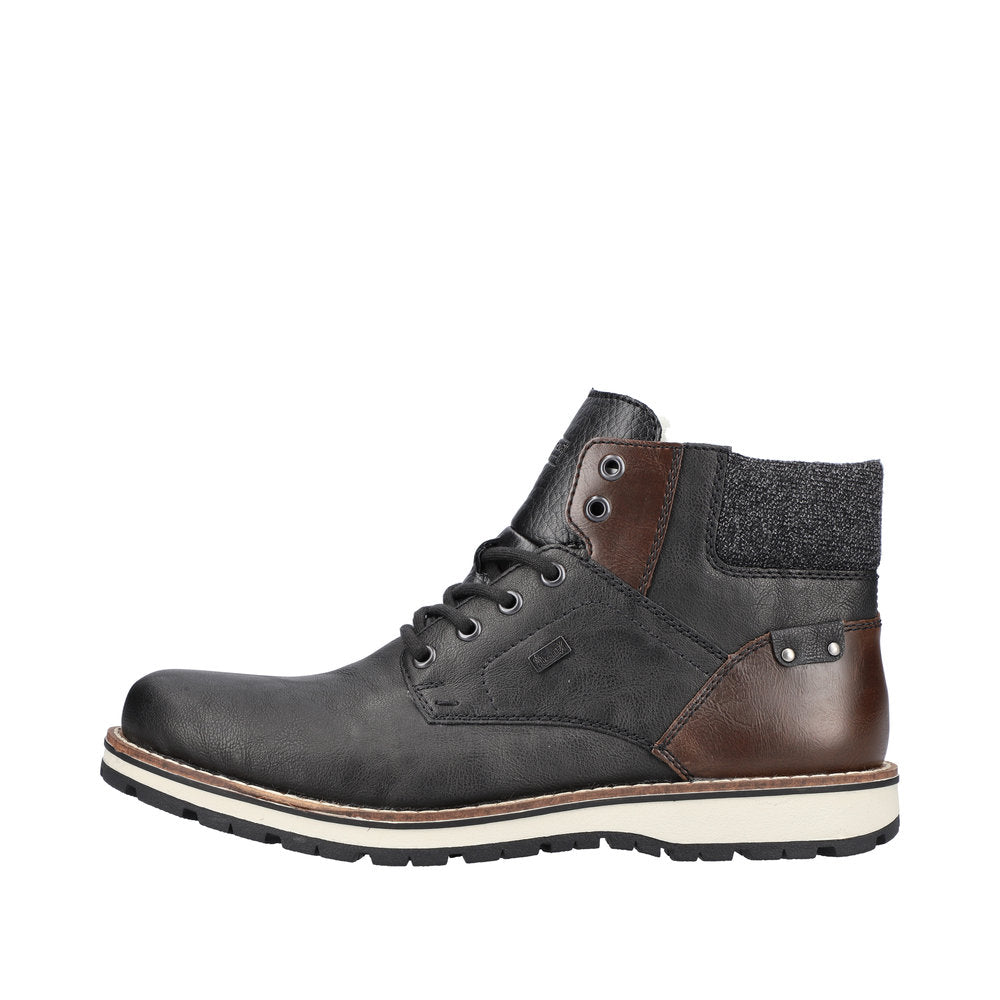Rieker 38434-00 Black Men's Boots