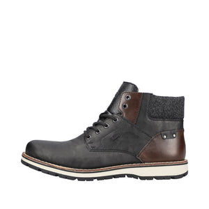Rieker 38434-00 Black Men's Boots