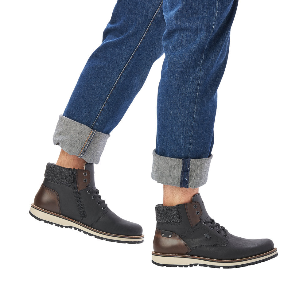 Rieker 38434-00 Black Men's Boots