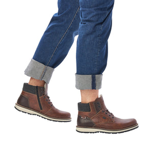Rieker 38434-26 Brown Men's Boots