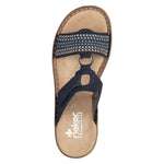 Load image into Gallery viewer, Rieker 608K8-14 Navy Slip-On

