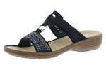 Load image into Gallery viewer, Rieker 608K8-14 Navy Slip-On
