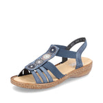 Load image into Gallery viewer, Rieker 628G9-16 Dress Sandals
