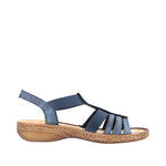 Load image into Gallery viewer, Rieker 628G9-16 Dress Sandals
