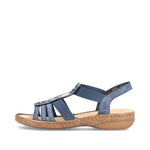 Load image into Gallery viewer, Rieker 628G9-16 Dress Sandals

